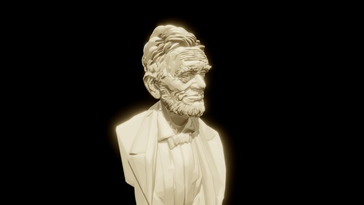 Abraham Lincoln. 3D Model
