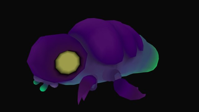 Enemy Grub 3D Model