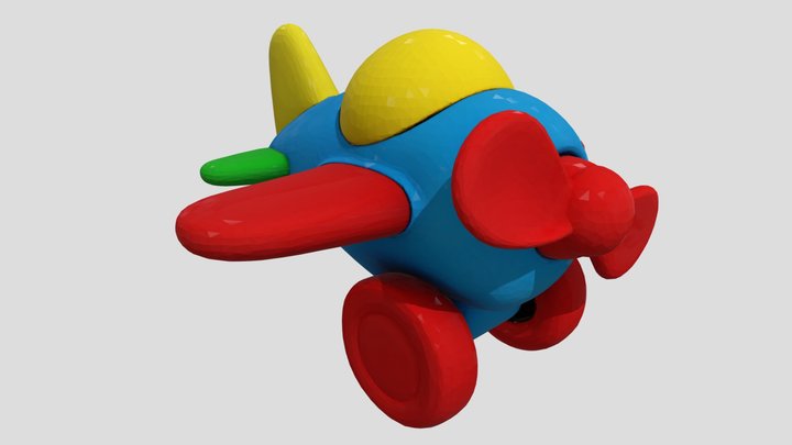 Toy Airplane – Modello 3D gratuito STL