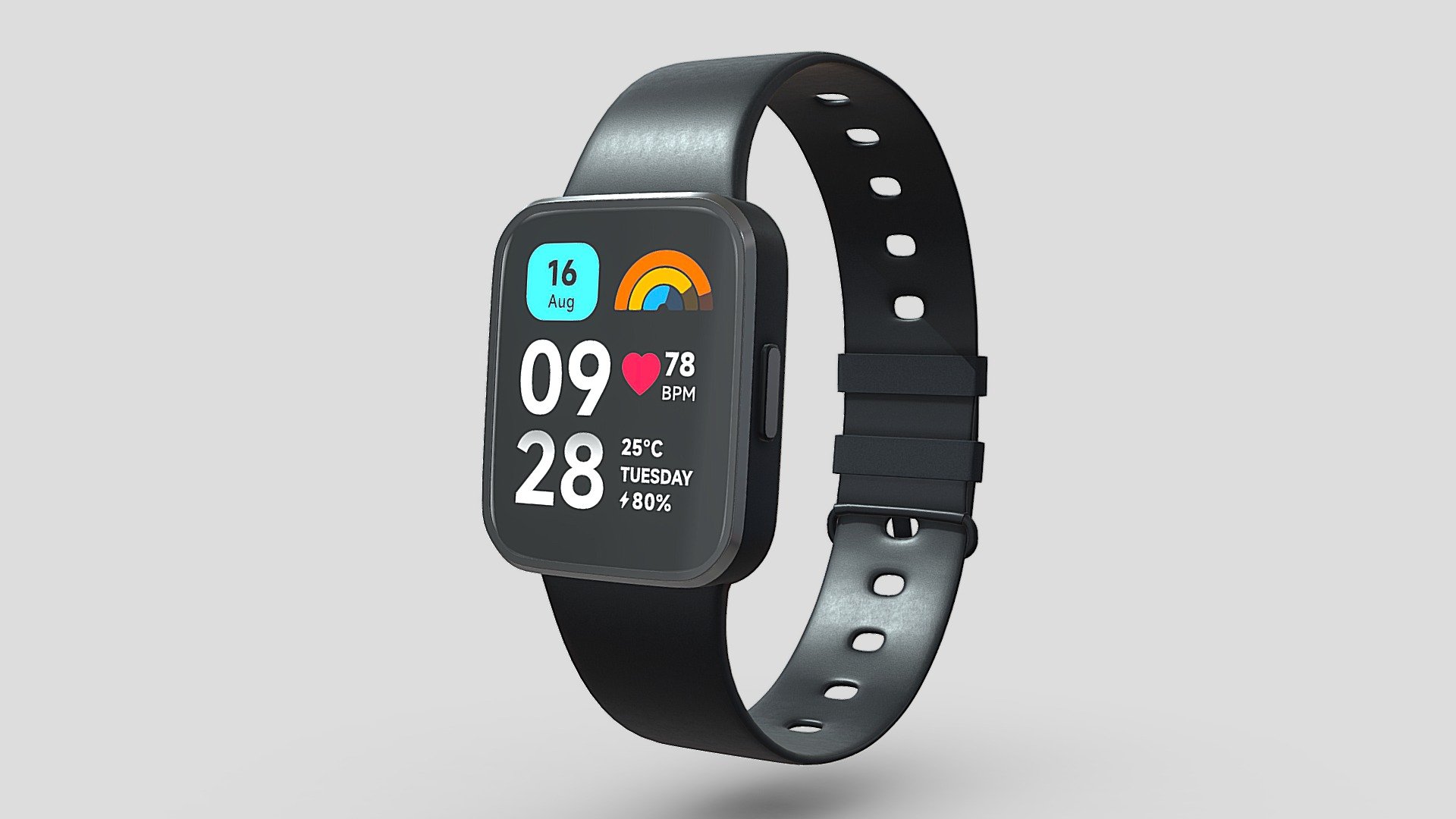 Smartwatch Black - Buy Royalty Free 3D model by 3Dee (@mellydeeis ...