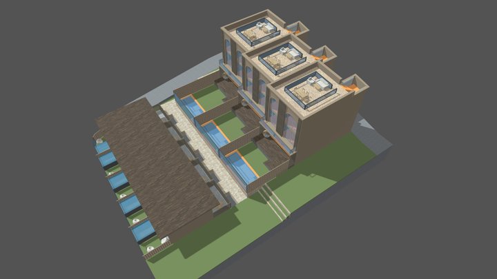 Cottedge_Bali 3D Model