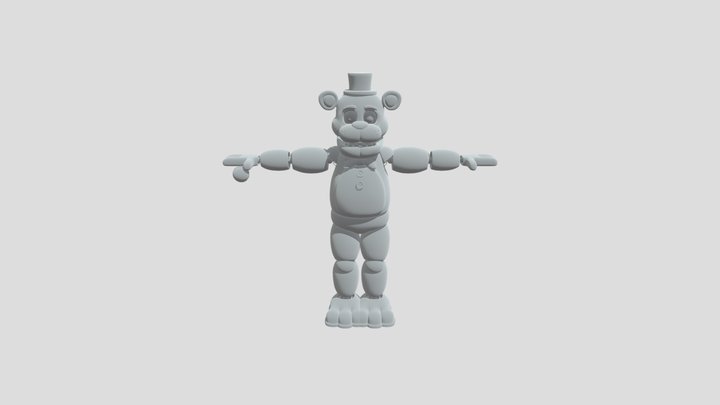 Freddy Fazbear Inaccurate 3D Model