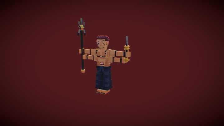 Sukuna X YUJI ITADORI 3D Model