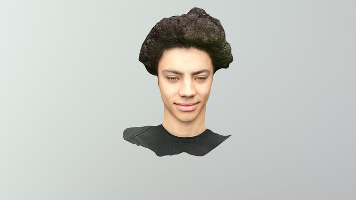 Пример сканирования лица 3D Model
