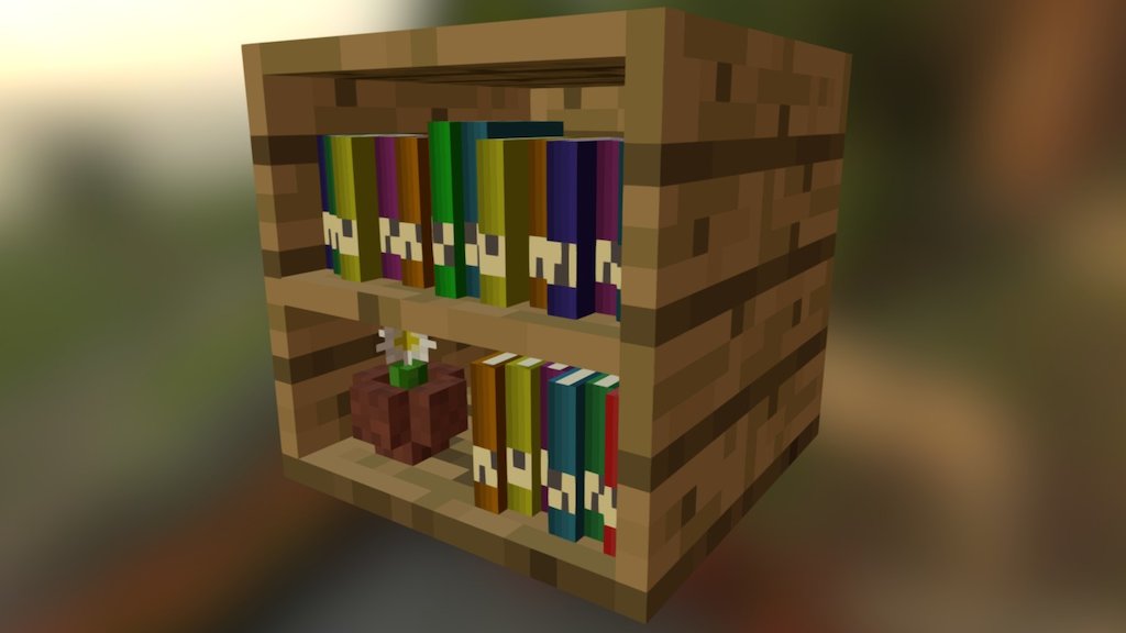 Bookshelf Download Free 3D model by GTBebbo [bd04207] Sketchfab