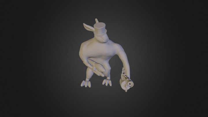 Lapin Minar Et Anis 3D Model