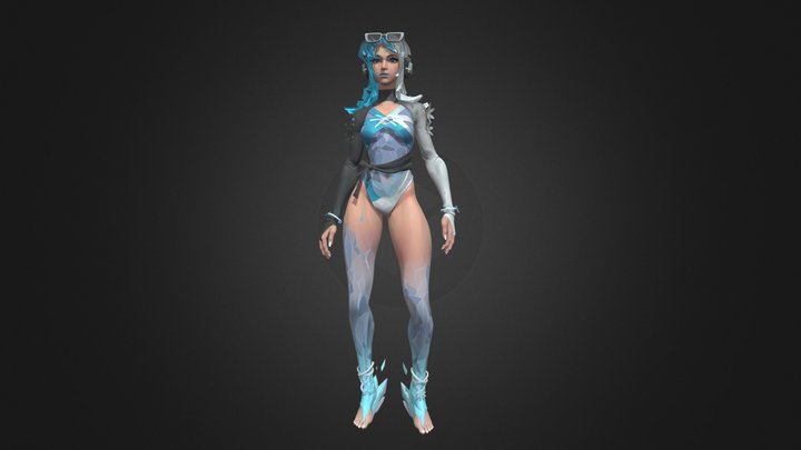 Luna Snow Remix 3D Model