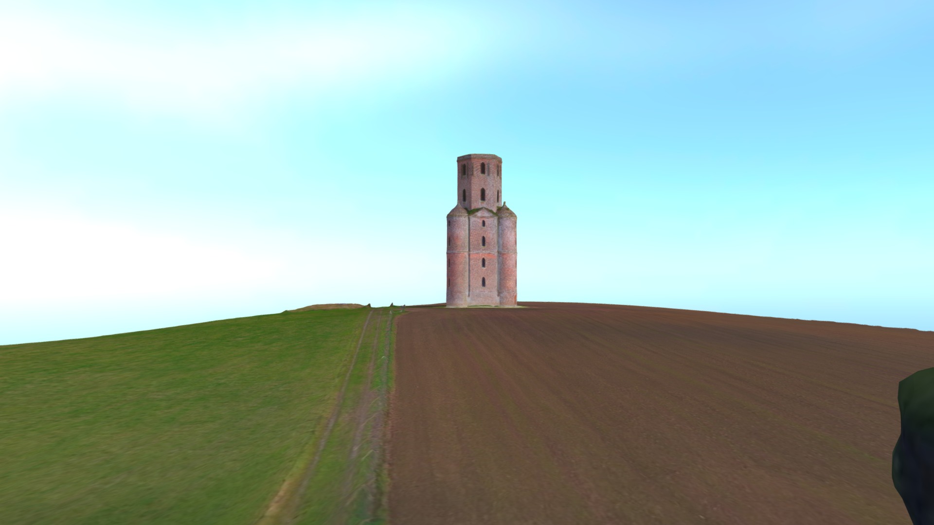 3D model Horton Tower - This is a 3D model of the Horton Tower. The 3D model is about a tower on a hill.