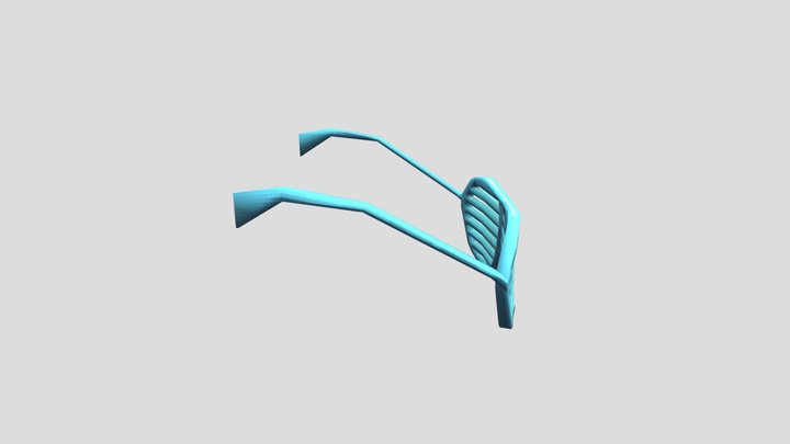 Gorilla_tag_blue_glasses 3D Model