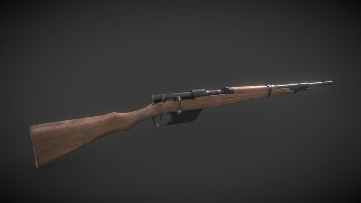 Carcano M91/38 3D Model