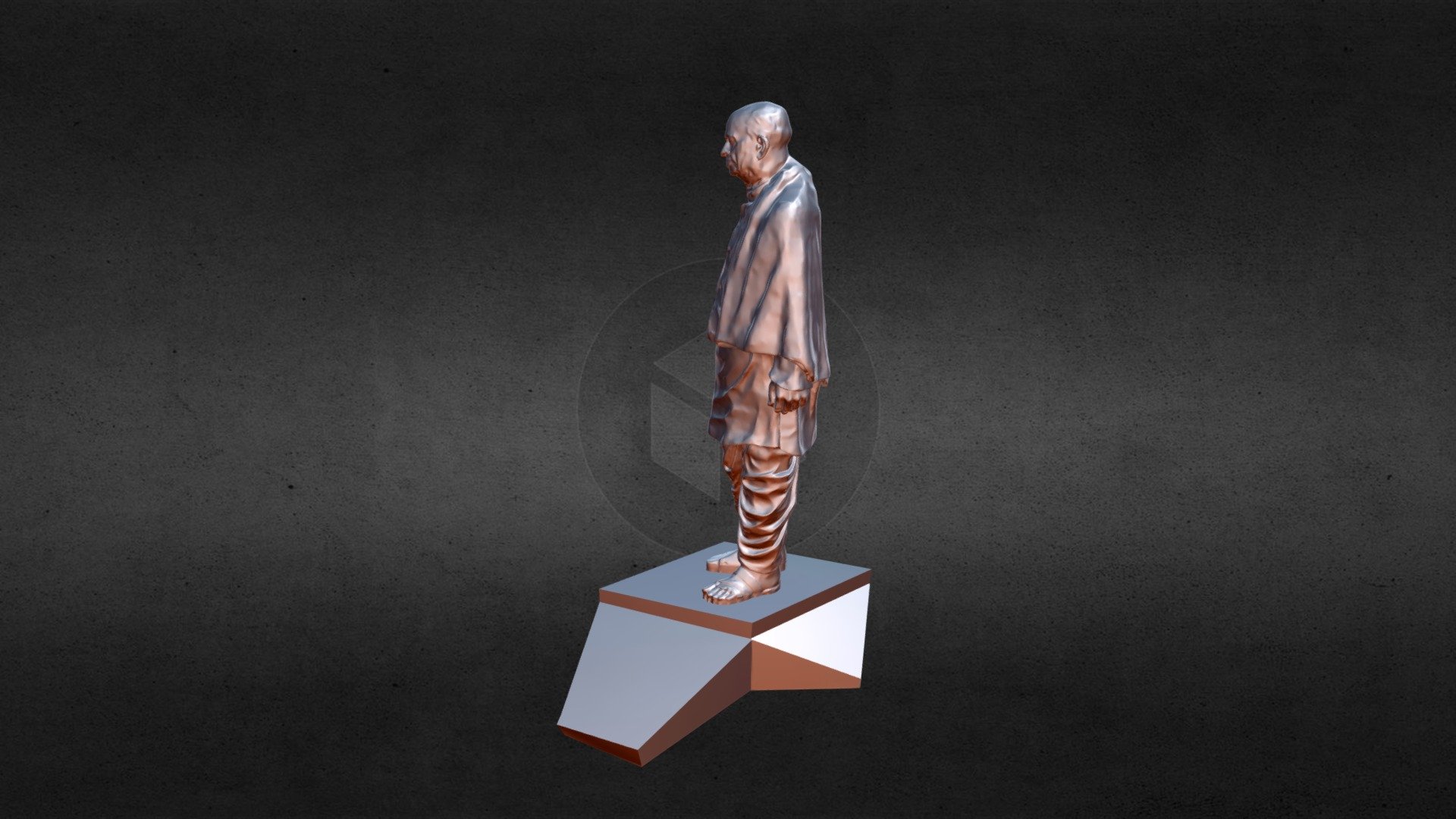 statue of unity 3d model free download