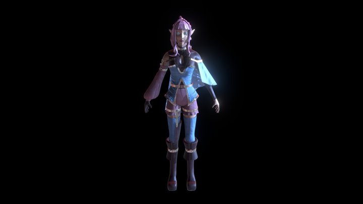 Lina (ARC103 Character assessment) 3D Model