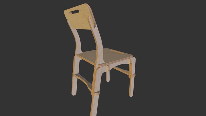 Jose Pacheco's Clip Chair 3D Model