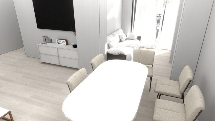 Apartment 2-5 3D Model