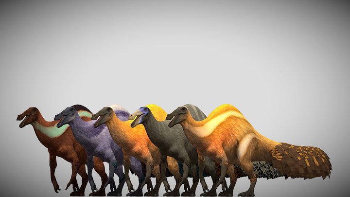 JWE Deinocheirus Pack – Free 3D Model STL