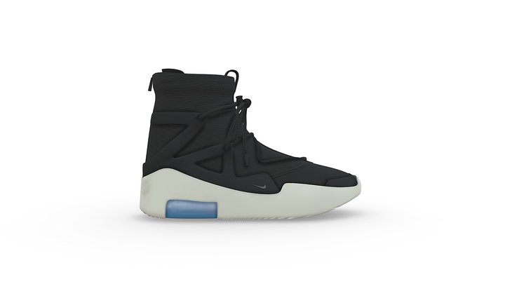 Nike Air Fear of God 1 Black 3D model by rtql8d bd06b55 Sketchfab