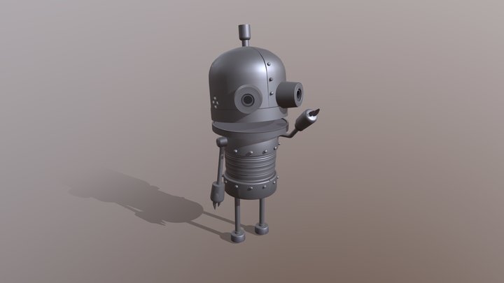 [XYZ School HW] detailing_3 Machinarium 3D Model