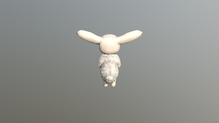 Eevee (Retopology + baking) 3D Model