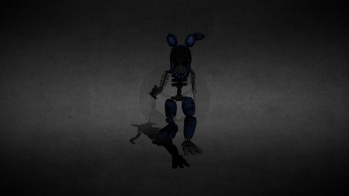 Ignited Bonnie Animation 3D Model