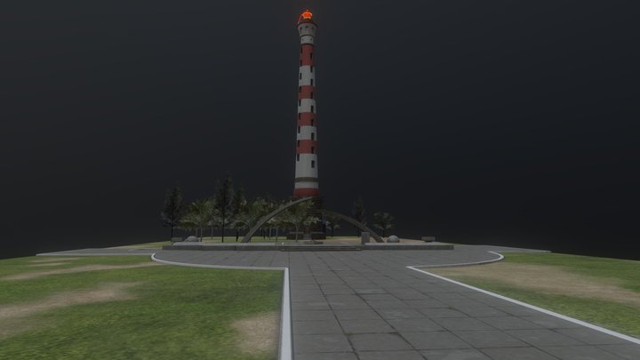 Ligthause in St. Petersburg 3D Model