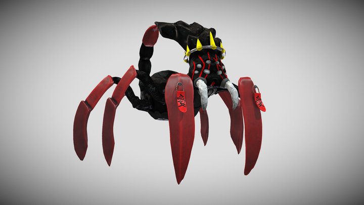 The Spider King 3D Model