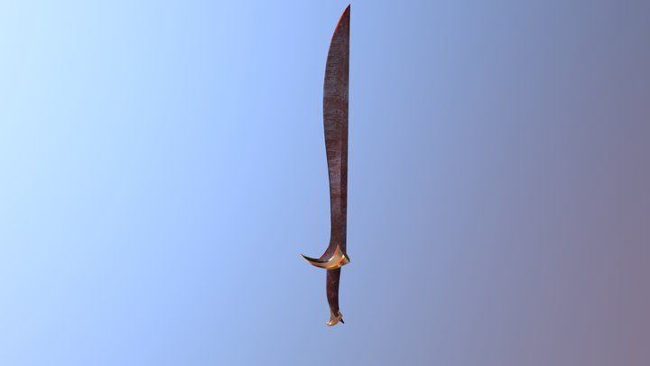 Sword Textured 3D Model