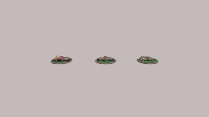 XYZ School - Blocking, Detailing, DAMAGE 3D Model