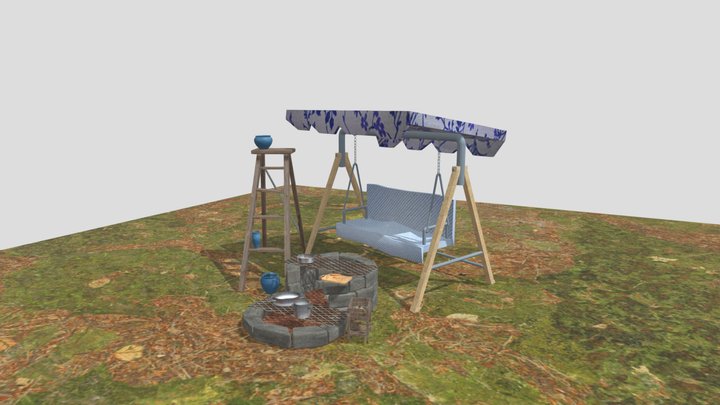 DAE 5 Finished props - Grandma's house 3D Model