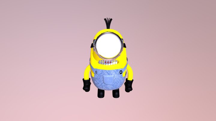 Despicable Me (2010) Minion w/Texture 3D Model