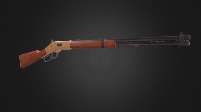 Winchester 1866 3D Model