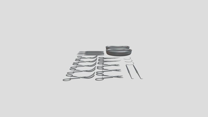 Surgical instruments 3D Model