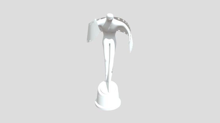 National Student Film Festival Trophy Design 3D Model