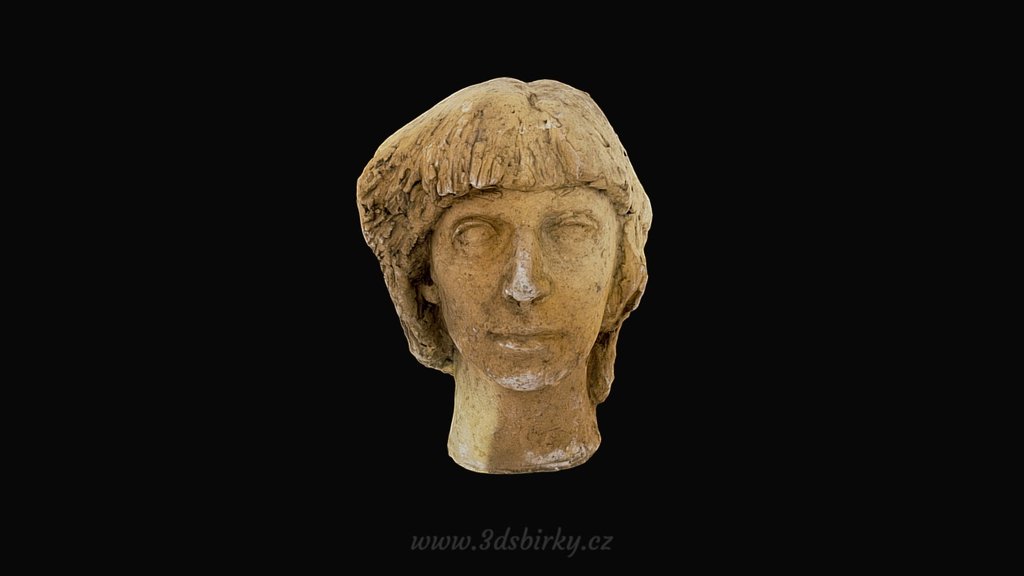 Young woman / Mladá žena — Sketchfab embed 3D viewer