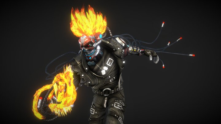 Ghost Rider 2099 - Zero 3D Model