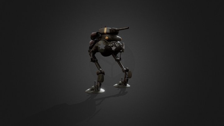 Walking Tank (sherman) 3D Model