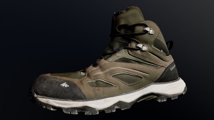 Trekking Shoes 3D Model