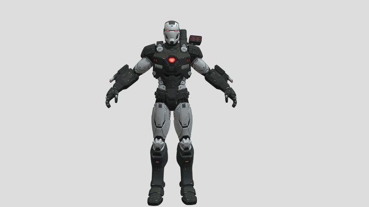 War Machine - Fortnite Skin 3D Model