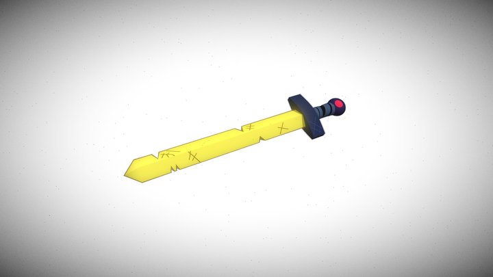 Finn 4D Sword 3D Model