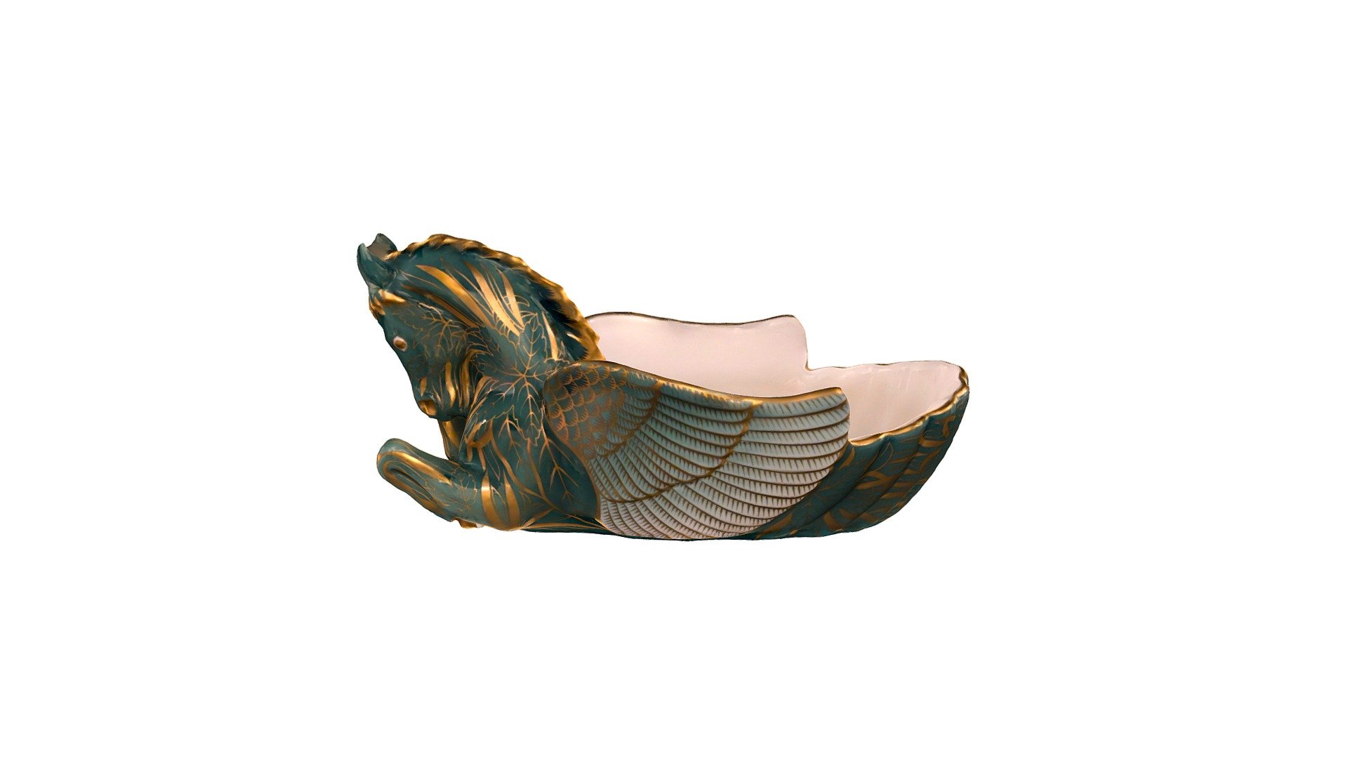 Pegasus pencil case 07520000SP57 3D model by Herend Porcelain