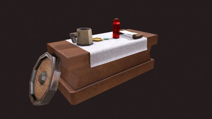 Wizard Table 3D Model