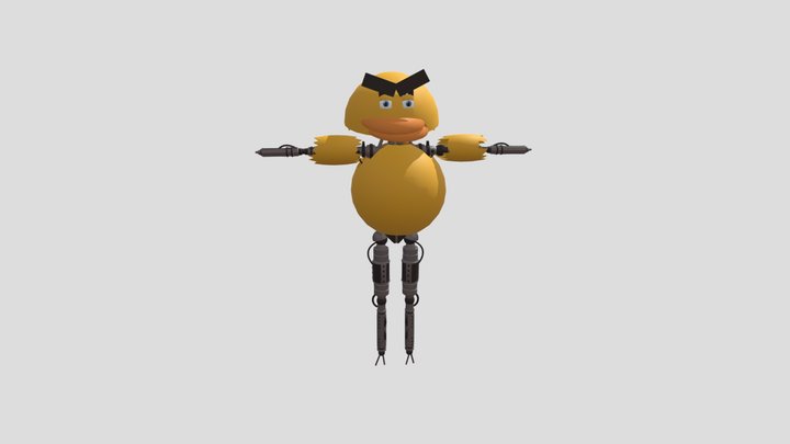 Animatronic Duck 3D Model