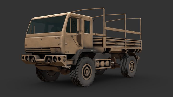 LMTV Transport Truck 3D Model
