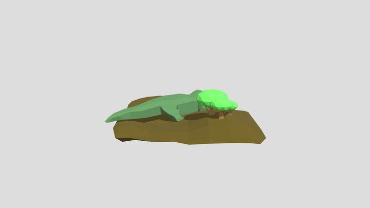 о_крокодил 3D Model