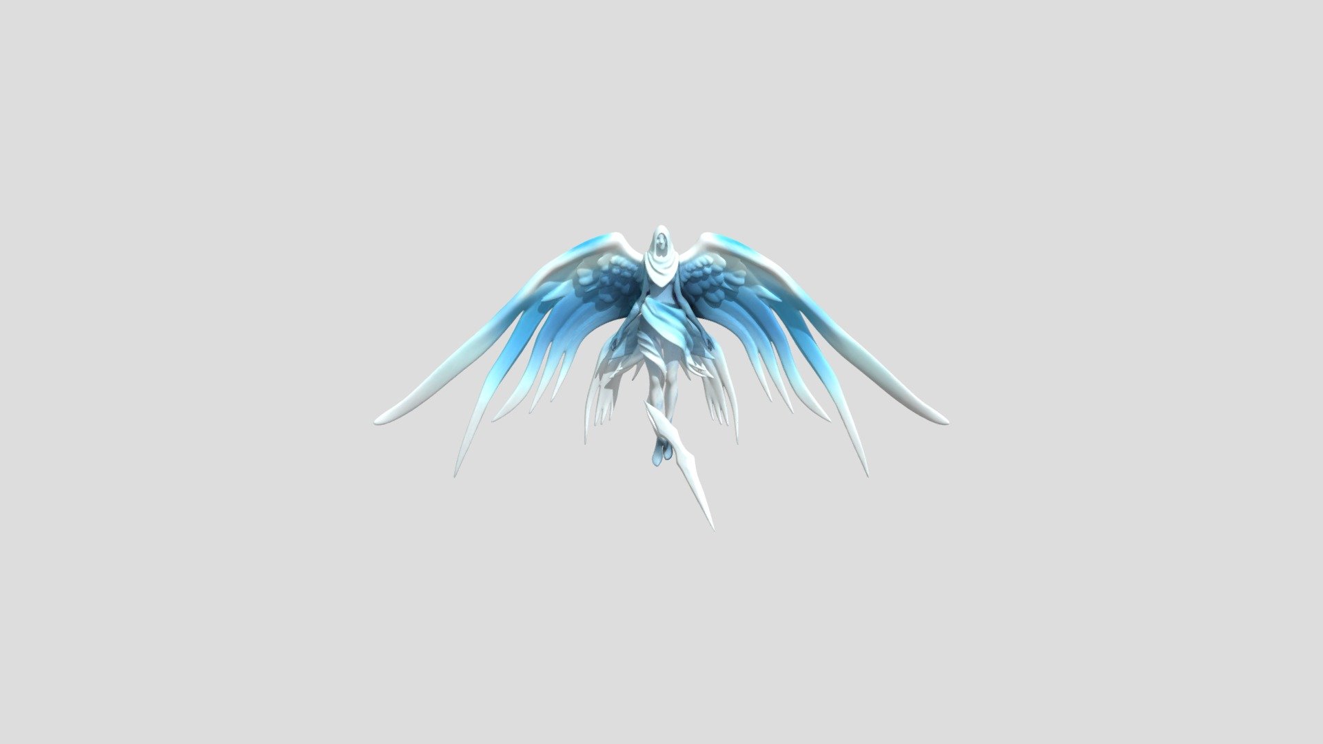Azure Angel of the Mist - 3D model by caihuazhi [bd138c1] - Sketchfab