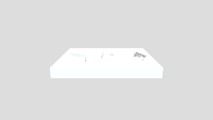 Thung da inox am quay 3D Model