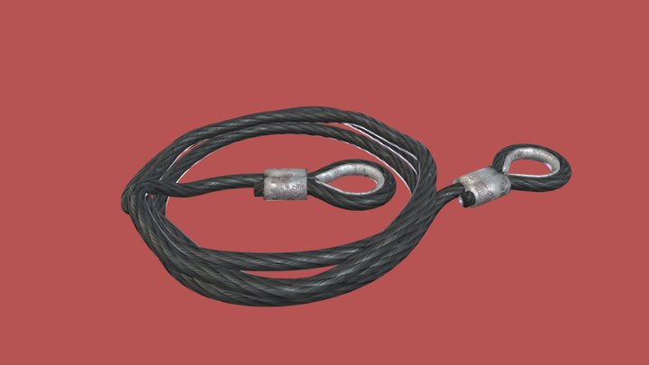 grappling hook with rope 3D Model in Accessories 3DExport