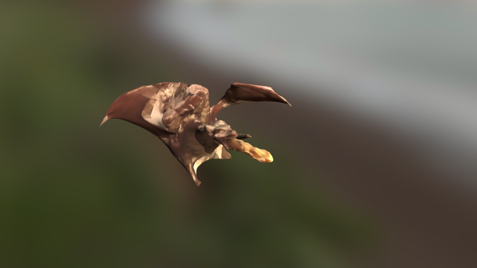 Two-headed dragon (from 3D Scanner Pro app)
