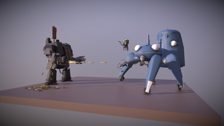 Ghost In The Shell Gits A 3d Model Collection By Paul Sketchfab Paul Sketch Sketchfab