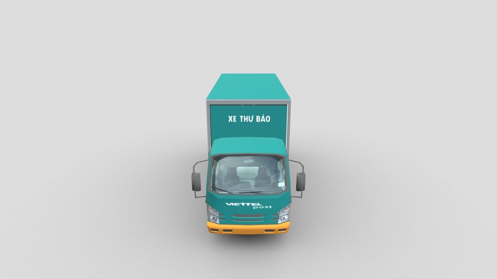 Vietnamese Isuzu Mail Truck (Viettelpost)