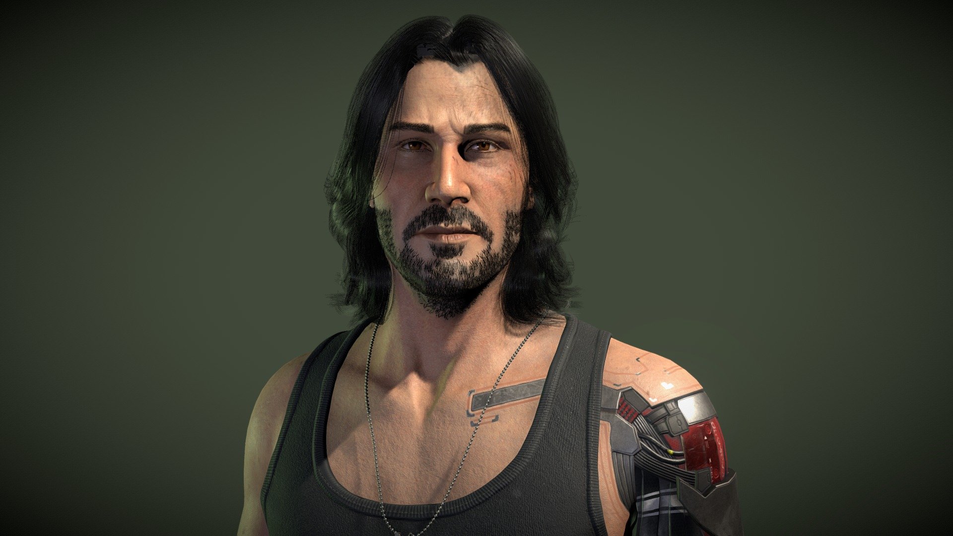 Cyberpunk 2077,Johnny Silverhand,Game Character,Keanu Reeves,3d Printed ...